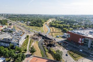 Przebudowa Al. Unii Lubelskiej. Kończą się prace przy rozbiórce pierwszego mostu