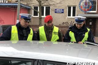 Policja w Szczecinie kontroluje ulice 