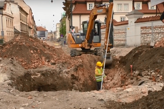 Tak wyglądają obecnie prace przy ulicy Krakowskiej