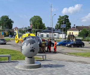 Wypadek nastolatka na hulajnodze w Mircu