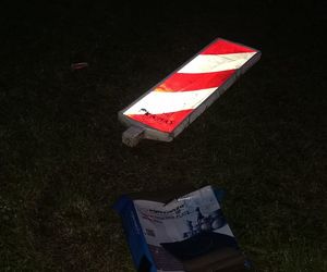 Bałagan na skateparku na Gronowie
