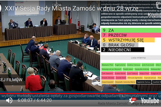 Zamość: Zamojscy radni przegłosowali  nową metodę naliczania opłat za śmieci