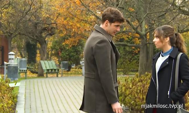 M jak miłość. Ania (Maria Pawłowska), Marcin (Mikołaj Roznerski)