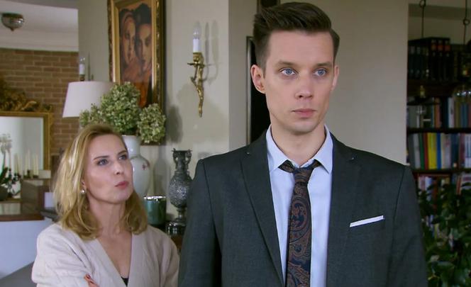Na Wspólnej odc. 3290. Justyna Zakościelna (Magdalena Kasprzak), Darek Żbik (Michał Mikołajczak)