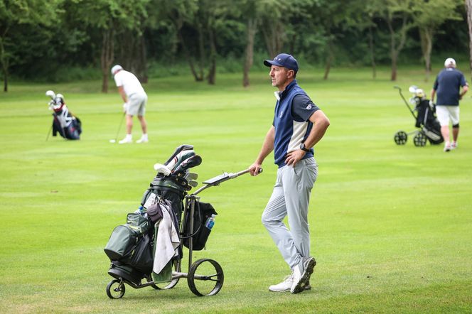 Jerzy Dudek na polu golfowym