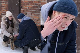 M jak miłość, odcinek 1798: Brutalny napad na Basię i Michała w Grabinie! Chłopak córki Rogowskich pobity - ZDJĘCIA