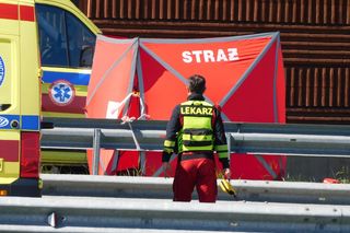 Dramat w Majdanie. Nie żyje motocyklista. Pasażerka walczy o życie