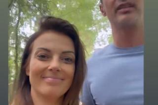 Barwy szczęścia nowy sezon na planie. Kasia (Katarzyna Glinka), Mariusz (Rafał Cieszyński)