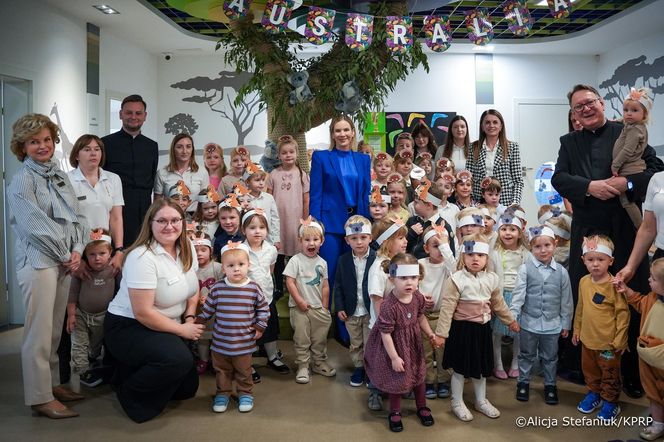 Marta Nawrocka odwiedziła przedszkole