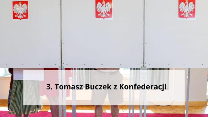 Tomasz Buczek z Konfederacji – 51 754 głosów (uzyskał mandat)