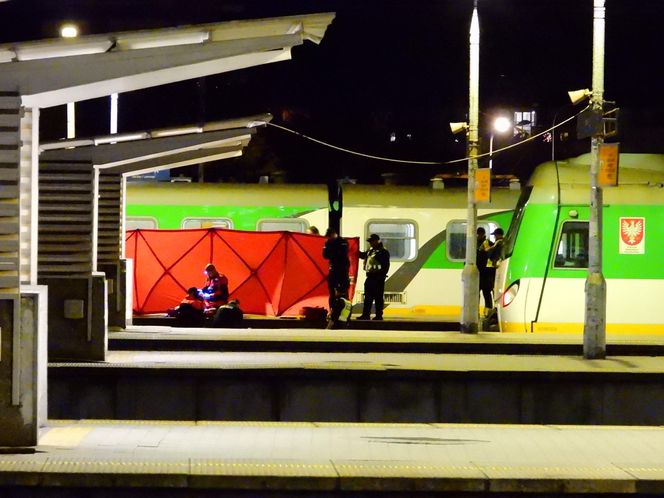 Młody mężczyzna wpadł między peron a pociąg w Warszawie. Został zmiażdżony