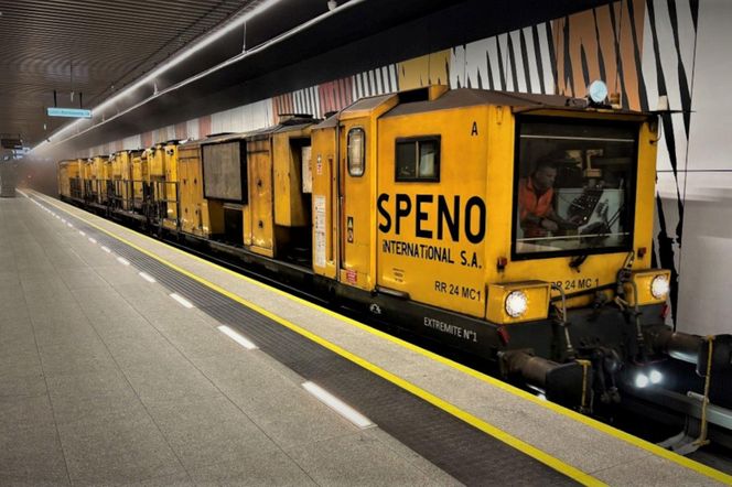 Prace w warszawskim metrze