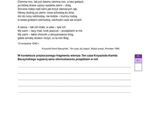 Matura 2025 - język polski