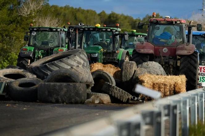 Protesty rolników w Hiszpanii