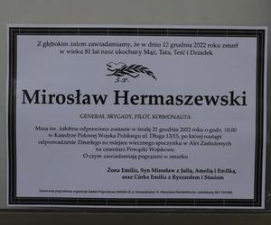 Pogrzeb gen. Mirosława Hermaszewskiego w Warszawie