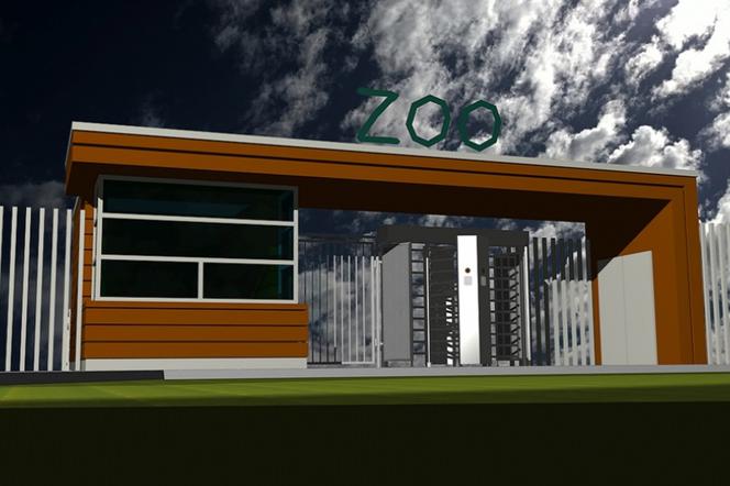 Projekt nowego wejścia do ZOO od strony ulicy Jagiellońskiej