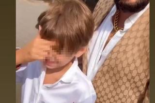 Krzysztof Rutkowski na rozpoczęciu roku szkolnego swojego syna