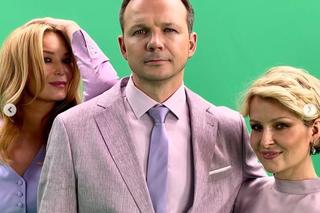 Nowa czołówka Barw szczęścia 2023. Bruno (Lesław Żurek), Bożena (Marieta Żukowska), Karolina (Marta Dąbrowska)