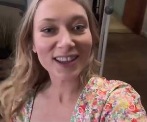 Na Wspólnej. Łucja Agier (Magdalena Kaczmarek) na planie