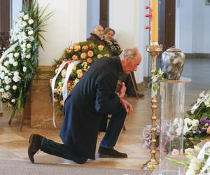 Dariusz Szpakowski na pogrzebie Tomasz Wołka