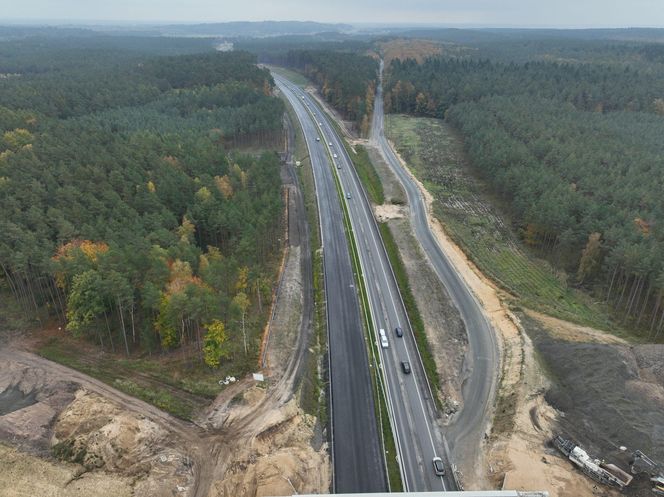 Budowa dwóch odcinków S3 między Świnoujściem i Troszynem. Nowe zdjęcia 