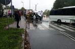 Zderzenie busa z samochodem dostawczym w Nowych Żukowicach