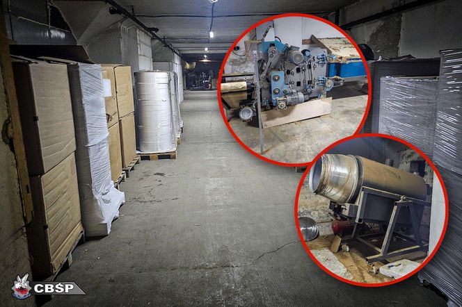 Nielegalna fabryka papierosów rozbita