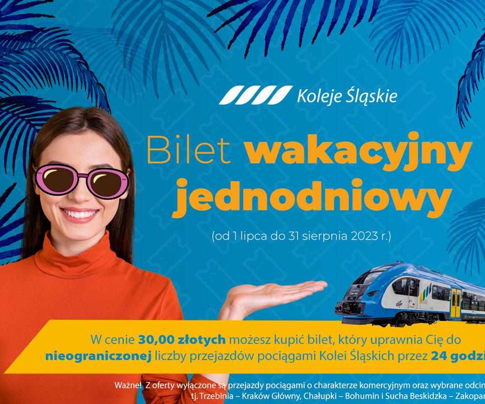 Wakacyjny bilet Kolei Śląskich. Na jednym bilecie zwiedzisz niemal całe województwo śląskie