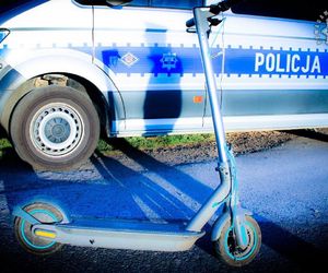 Jechali we dwoje na jednej hulajnodze. Finał mógł być tragiczny