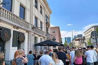 Kawowy ślad w centrum Warszawy