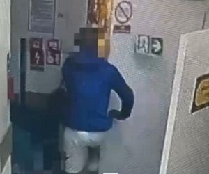 16-latek skatował ochroniarza za butelkę alkoholu! Szokujące nagranie