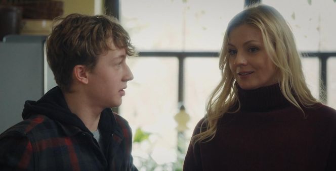 M jak miłość odc. 1854. Kacper (Bartosz Ziewiec),  Jagoda (Katarzyna Kołeczek)