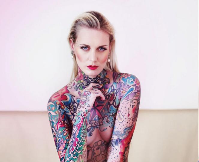 Zobacz najbardziej wytatuowaną modelkę świata