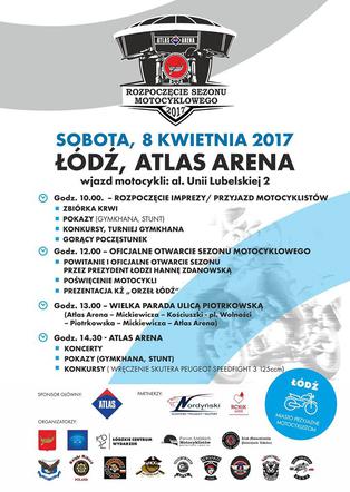 Zlot motocykli w łódzkiej Atlas Arenie