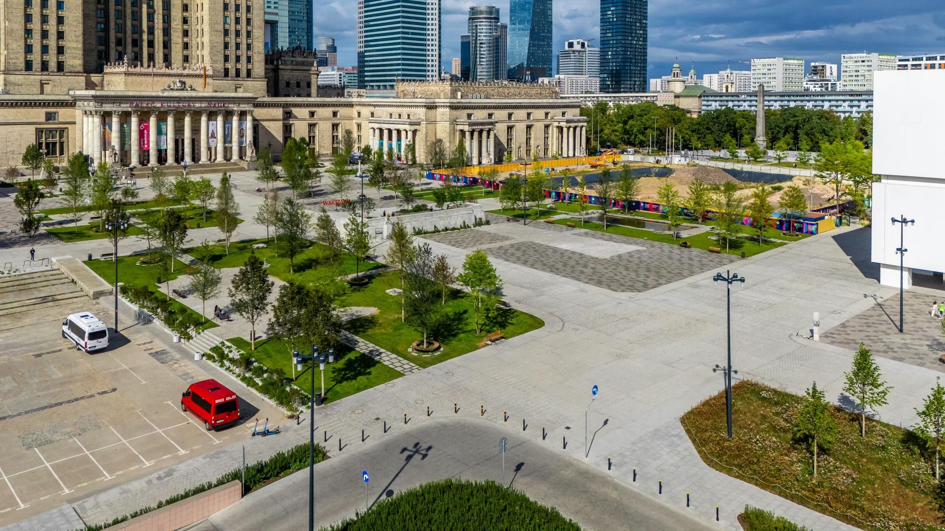 Plac Centralny Warszawa, sierpień 2025