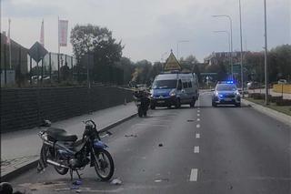 Tragiczny wypadek w Kętrzynie. Motorowerzysta zginął na miejscu