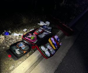 Groźny wypadek na A4 koło Tarnowa w piątek nad ranem 12.07.2024r.