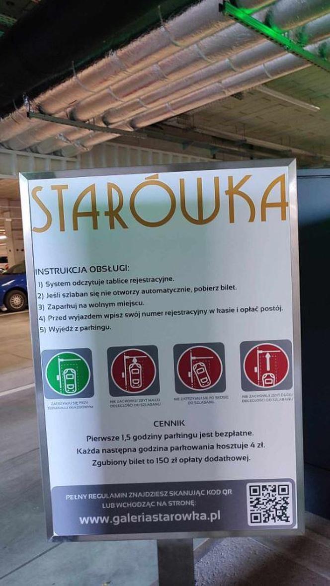 Parking pod Galerią Starówka będzie płatny