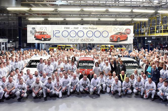 Wyprodukowano 12-milionowy samochód w fabryce Fiat Chrysler Automobiles w Tychach