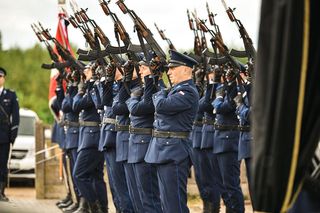 Ostatnie pożegnanie policjanta Adama Woldzia, który zginął w słowackich Tatrach