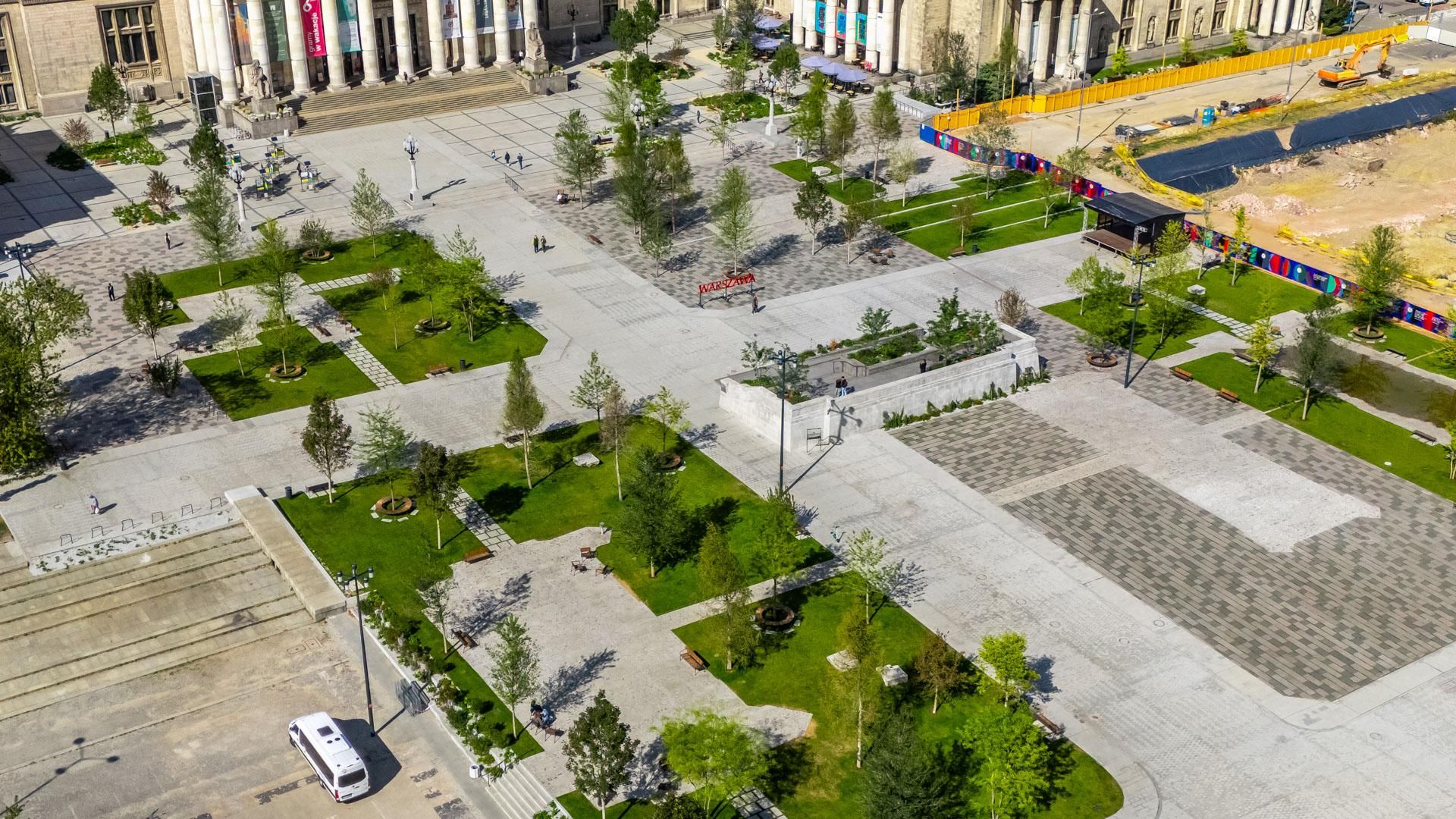 Plac Centralny Warszawa, sierpień 2025