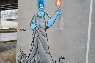 Hades nowym muralem Kawu w Poznaniu