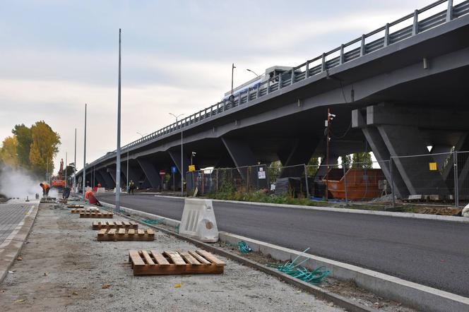 Przebudowa Estakady Pomorskiej - październik 2021