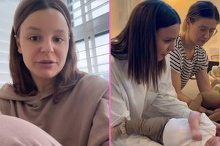 „Miała tendencję do kładzenia główki na prawo”. Paulina Rzeźniczak poszła z córką do specjalisty 