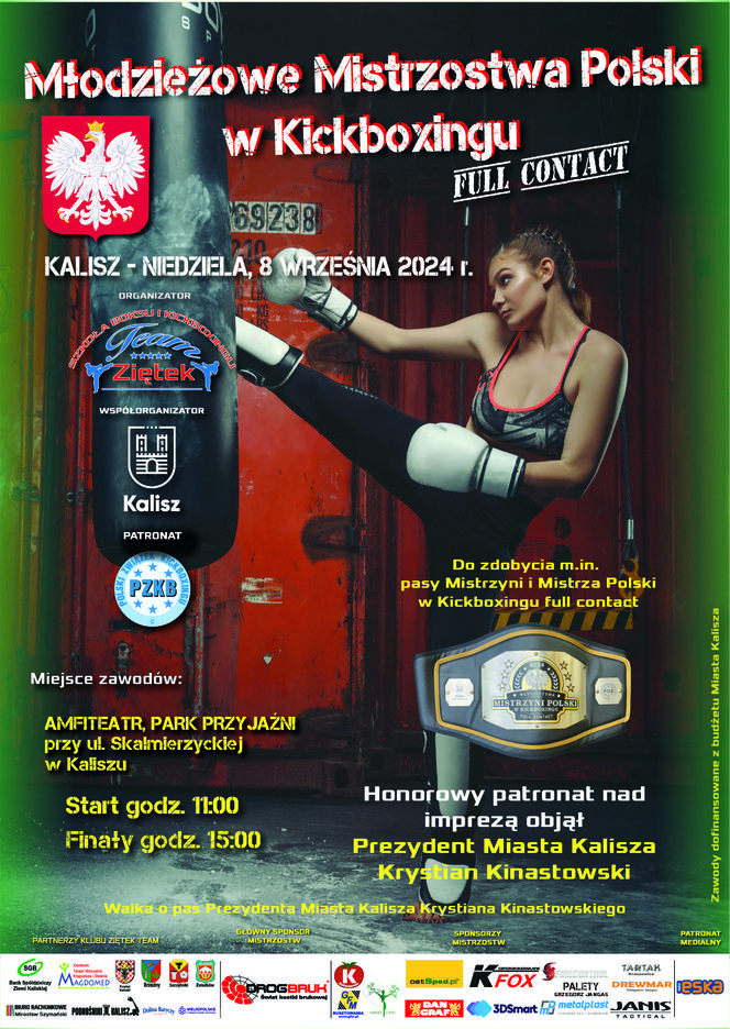 MŁodzieżowe Mistrzostwa Polski w Kickboxingu full contact