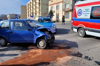 Wypadek w centrum Skarżyska-Kamiennej