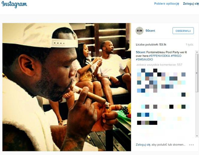 50 cent już narzeka na biedę!