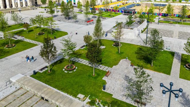 Plac Centralny Warszawa, sierpień 2025