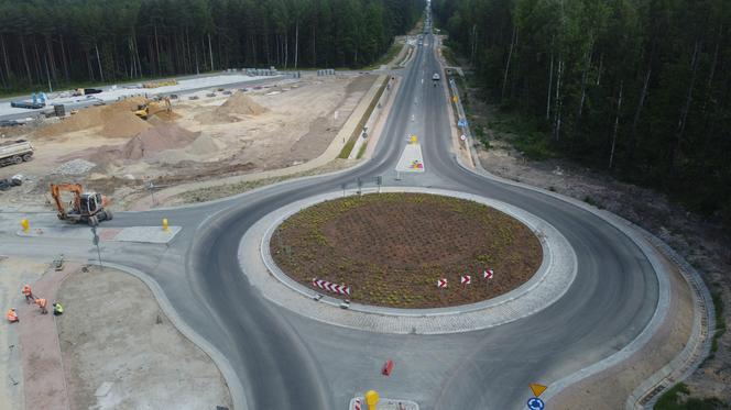 Obwodnica Starachowic z lotu ptaka (czerwiec 2024)