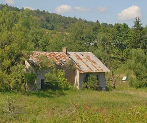 Opustoszałe miejsce w Małopolsce. Po wojnie wysiedlono stamtąd wszystkich mieszkańców 